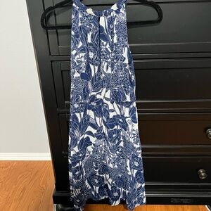 Tommy Hilfiger Size 4 blue and white floral dress